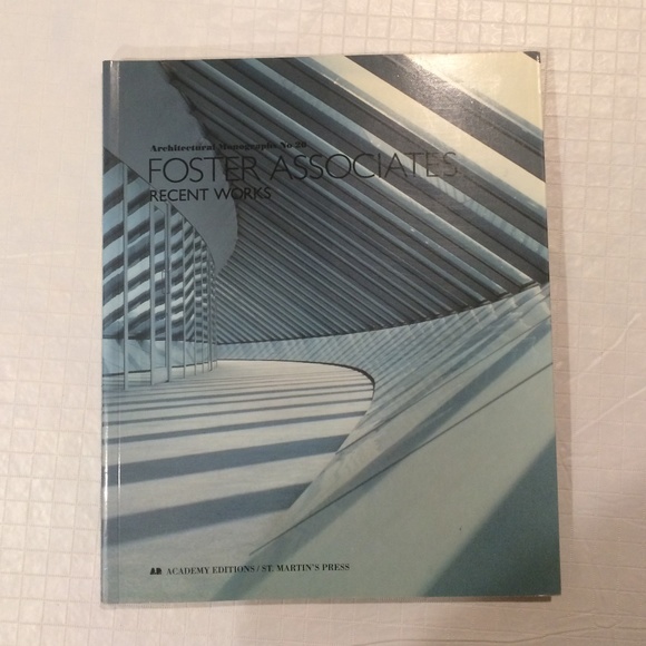 Foster Associates: Recent Works (Architectural Monographs, No 20) Paperback book - Picture 1 of 16